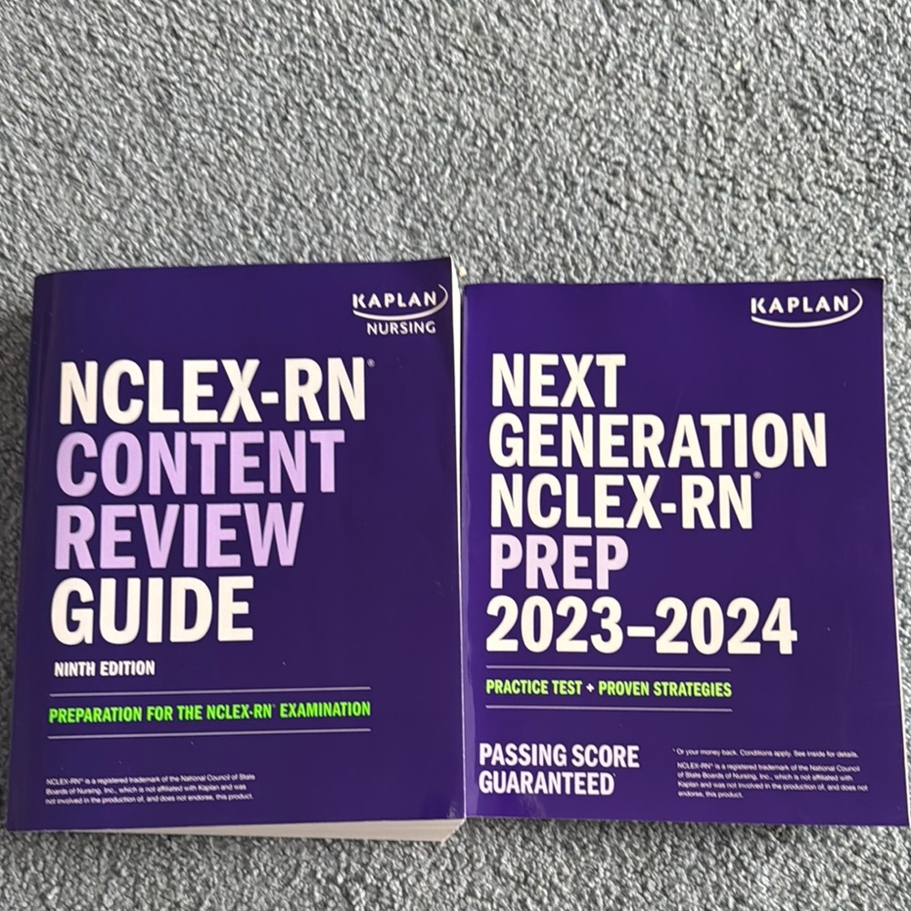 ❌SOLD Kaplan NCLEX-RN Prep Guide Set